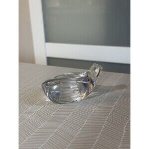 VTG Hofbauer Clear Crystal Glass Golf Club Paperweight Made in West Germany